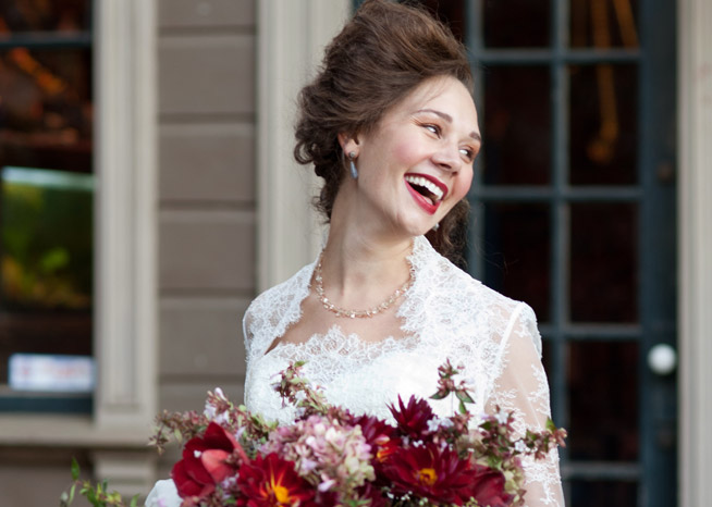 Wedding makeup by Angela LaFlamme, San Francisco Bay Area makeup artist